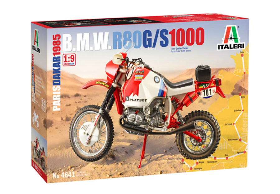 1:12 Scale Italeri BMW 1000 Dakar 1985 Motorbike Model Kit