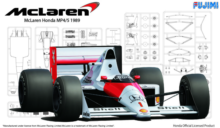1:20 Scale Fujimi Mclaren MP4/5 1989 Model Kit