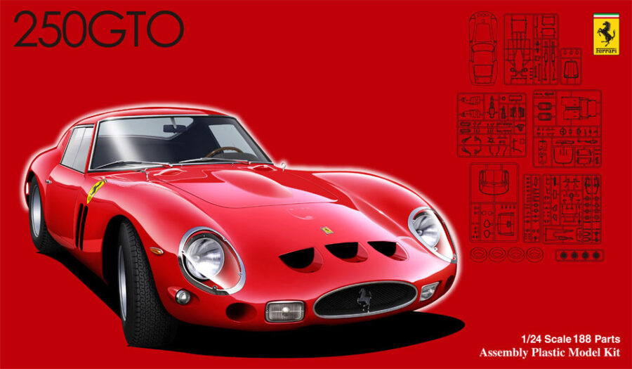 1:24 Scale Fujimi Ferrari 250 GTO Model Kit