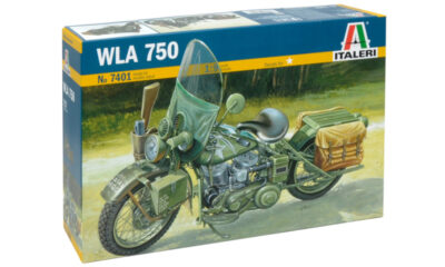 1:9 Scale Italeri Military WLA750 Bike Model Kit