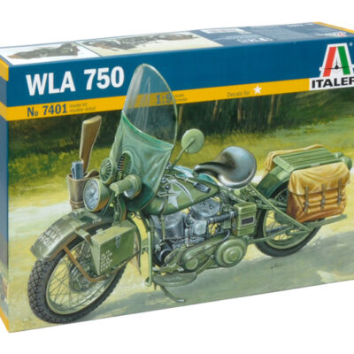 1:9 Scale Italeri Military WLA750 Bike Model Kit