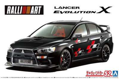 1:24 Scale Aoshima Mitsubishi Ralliart CZ4A Lancer Evolution X '07 Car Model Kit