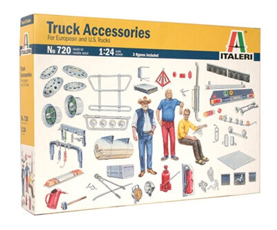 1:24 scale Italeri Truck Accessories Model Set