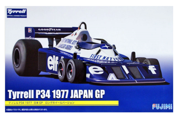 1:20 Scale Tyrrell P34 1977 Japan GP Long Wheel Version Model Kit #