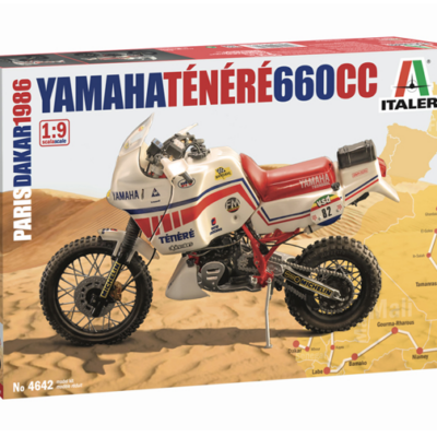 1:9 Scale Italeri Yamaha Tenere 660 CC 1986 Model Kit