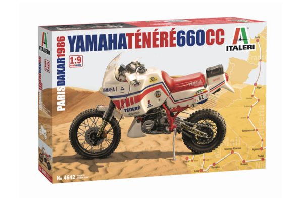 1:9 Scale Italeri Yamaha Tenere 660 CC 1986 Model Kit