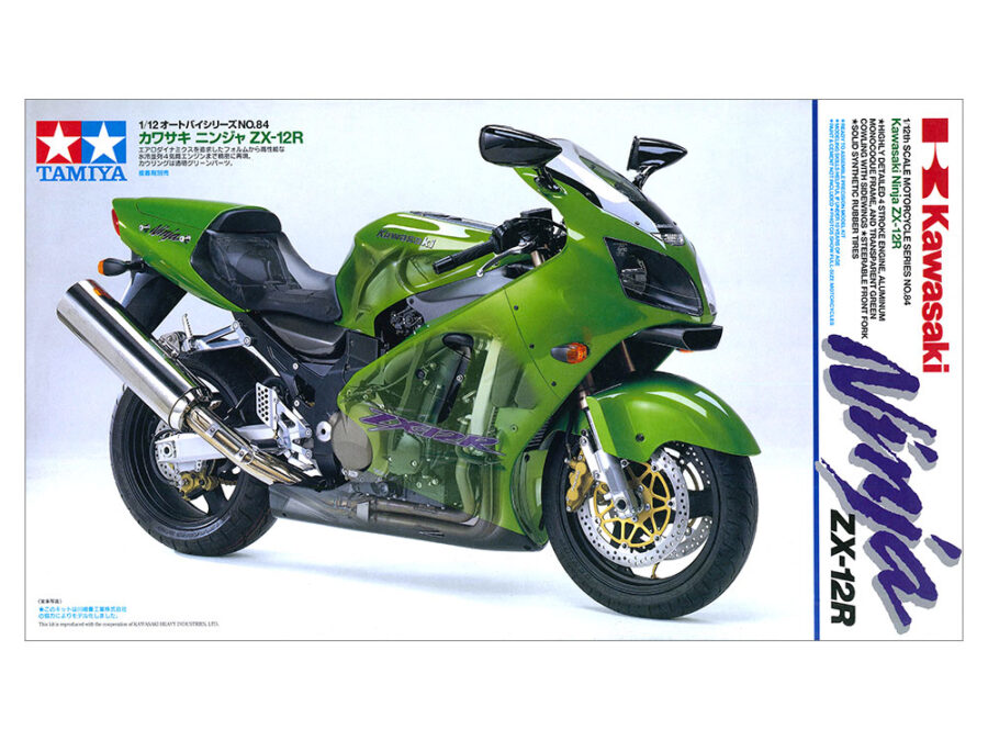 1:12 Scale Tamiya Kawasaki Ninja ZX-12R Model Kit