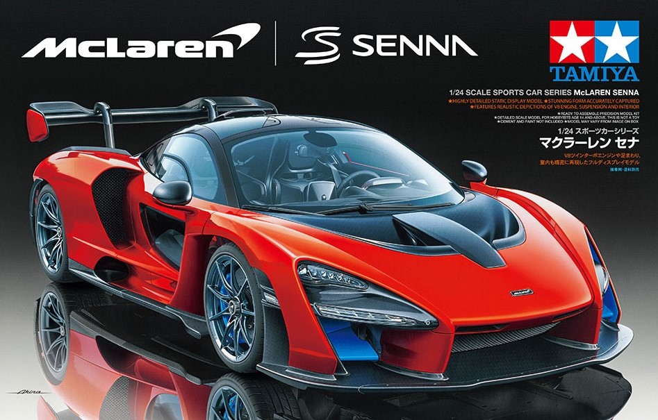 1:24 Tamiya McLaren Senna Model Kit #1675 - Kent Models