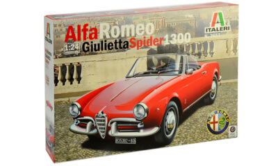 1:24 Scale Italeri Alfa Romeo Giulietta Spider 1300 Model Kit