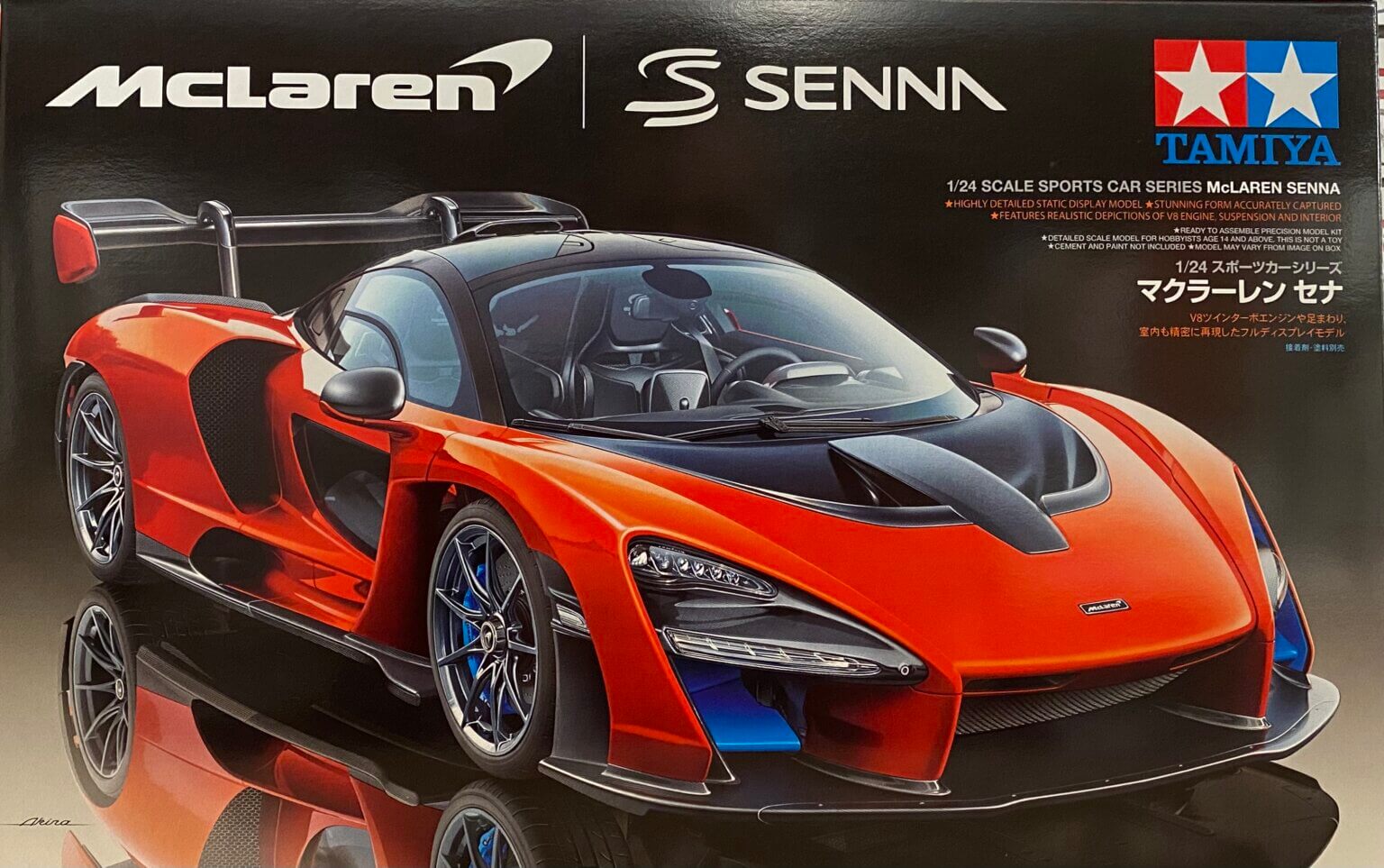 124 Tamiya McLaren Senna Model Kit 1675p Kent Models