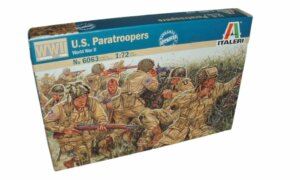 1:72 Scale Italeri WW2 Diorama Models - U.S. Paratroopers # 1719