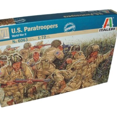 1:72 scale Italeri WW2 Diorama Models - U.S. Paratroopers