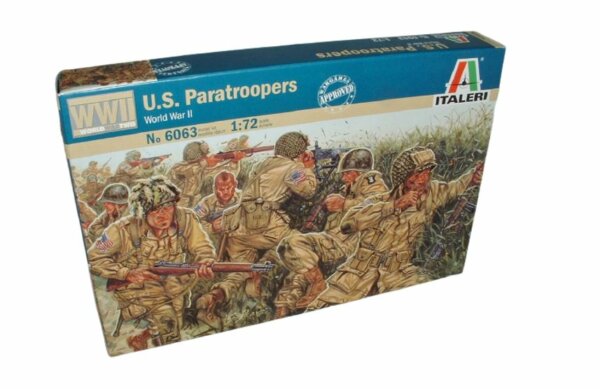 1:72 Scale Italeri WW2 Diorama Models - U.S. Paratroopers