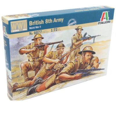1:72 scale Italeri WW2 Diorama Models - British 8th Army