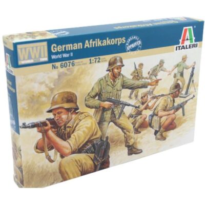 1:72 scale Italeri WW2 Diorama Models - German Afrikakorps
