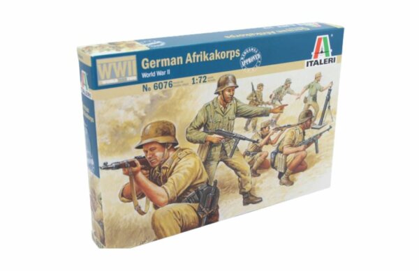1:72 Scale Italeri WW2 Diorama Models - German Afrikakorps