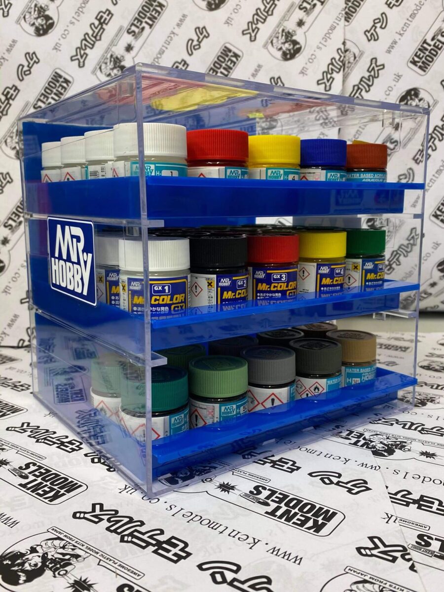 Mr.Hobby Mr.Storage Stand 3 Shelves For Paints - Image 2