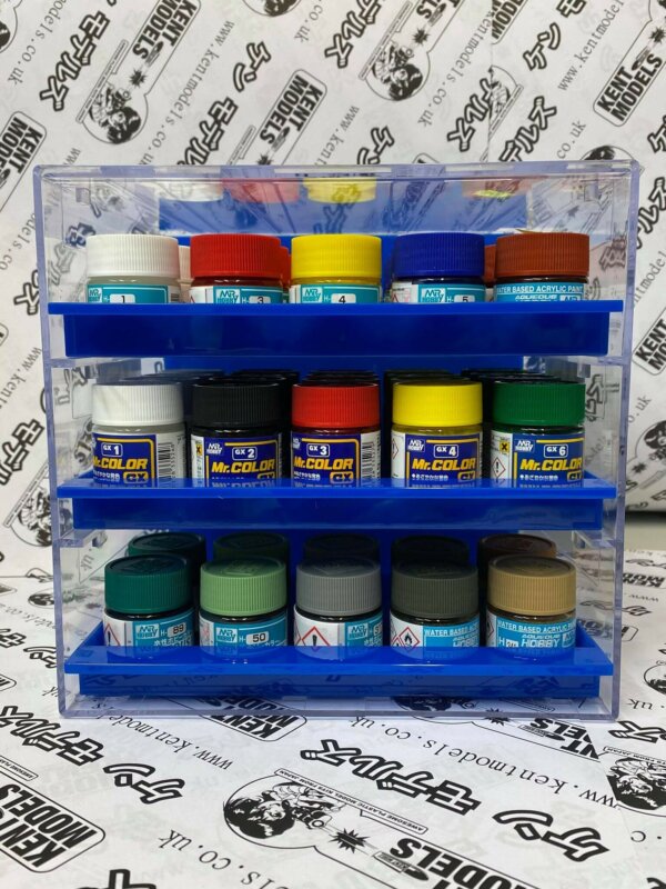 Mr.Hobby Mr.Storage Stand 3 Shelves For Paints *Awesome* Kent Models