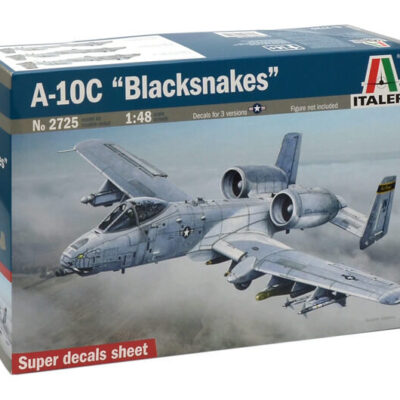 1:48 scale Italeri A10A/C Blacksnakes (3 decal variants) Model Kit