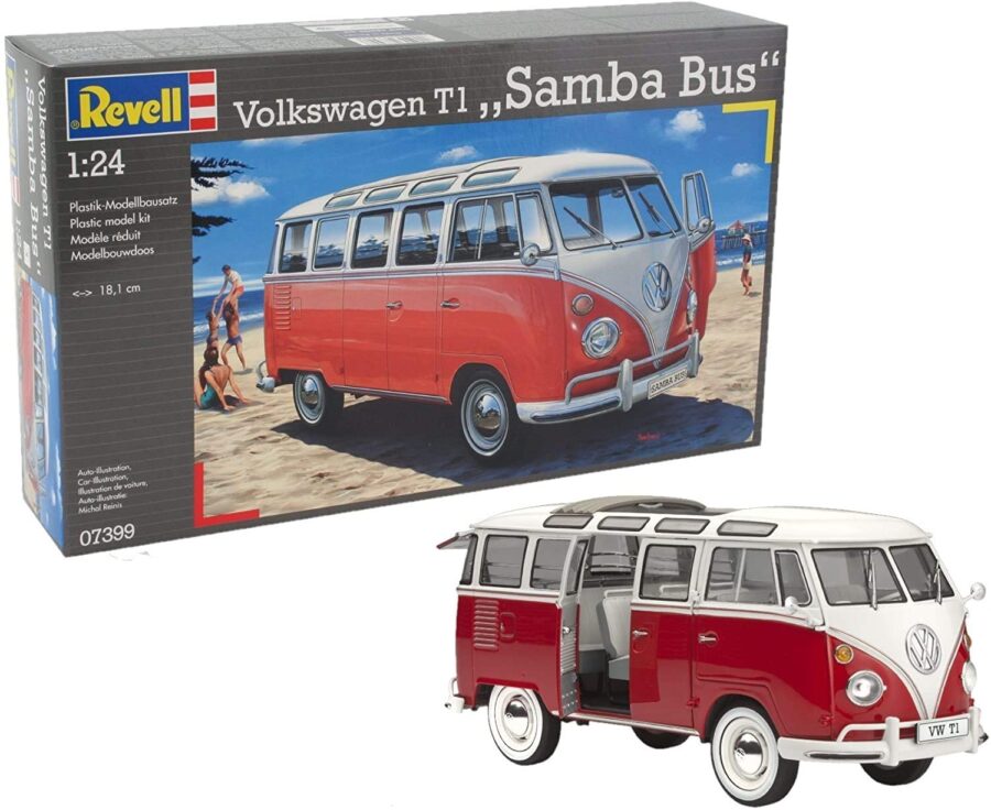 1:24 Scale Revell VW Samba Bus (Beach)