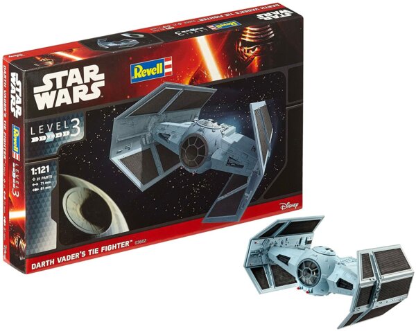 1:121 Scale Revell Darth Vaders Tie Fighter Model Kit # 1705
