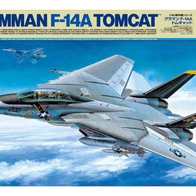 1:48 scale Tamiya Grumman F-14A Tomcat Model Kit