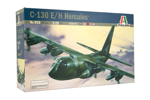 1:72 Scale Italeri C-130 E/H Hercules Model Plane Kit #