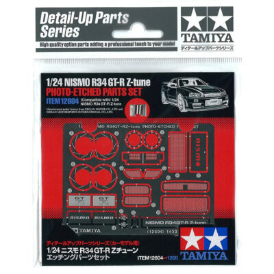 1:24 scale Tamiya Nismo R34 GT-R Z-Tune Photo Etched Parts