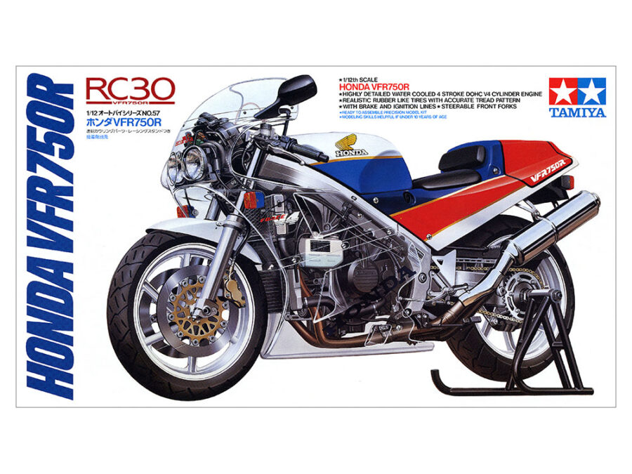 1:12 Scale Tamiya Honda VFR 750R Bike Model Kit