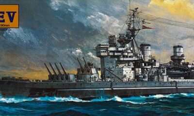 1:350 Scale Tamiya British King George V Ship Model Kit