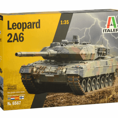1:35 scale Italeri Leopard 2A6 Model Kit