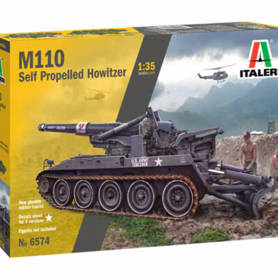 1:35 scale Italeri M110 Self Propelled Howitzer Model Kit