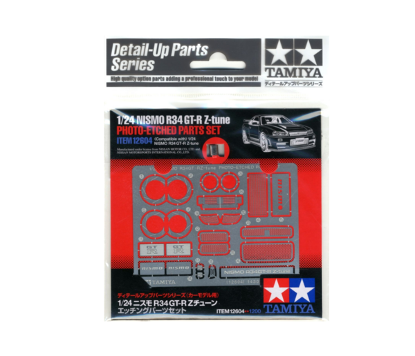1:24 Scale Tamiya Nismo R34 GT-R Z-Tune Photo Etched Parts #