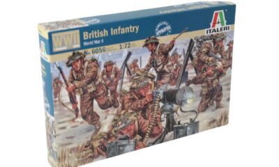 1:72 Scale Italeri WW2 Diorama Models - British Infantry
