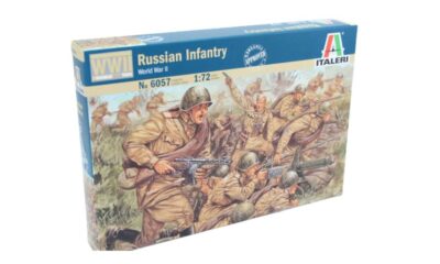 1:72 Scale Italeri WW2 Diorama Models – Russian Infantry