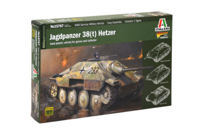 1:56 Scale Italeri Jagdpanzer 38(t) Hetzer Tank Model Kit