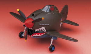 1:Egg Hasegawa P-40 Warhawk Eggplane Series Model Kit #
