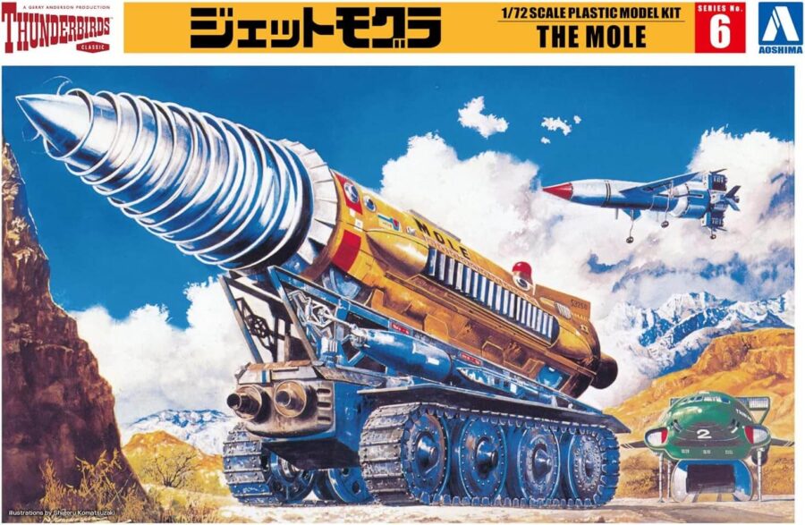 1:72 Scale Aoshima Thunderbirds 'The Mole' Model Kit