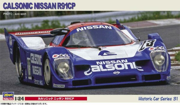 1:24 Scale Hasegawa Nissan Calsonic R91CP Model Kit #