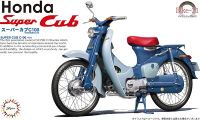1:12 Scale Fujimi Honda Super Cub C100 '58 Bike Model Kit