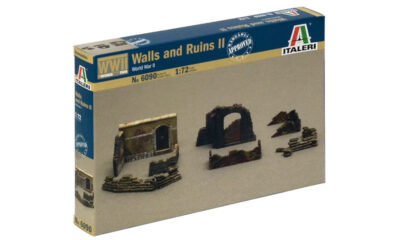1:72 Scale Italeri WW2 Diorama Models – Walls and Ruins II