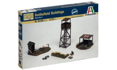 1:72 Scale Italeri WW2 Diorama Models – Battlefield Buildings