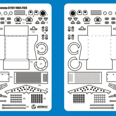 1:24 scale Aoshima Beemax Detail-up parts for Toyota Corona