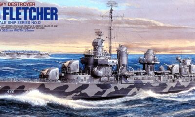 1:350 Scale Tamiya US Navy Destroyer USS Fletcher DD-445 Model Kit