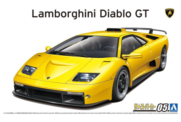 1:24 Scale Aoshima Lamborghini Diablo GT