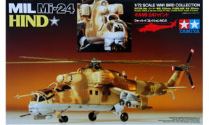1:72 Scale Tamiya Mil Mi-24 Hind Helicopter Model Kit #