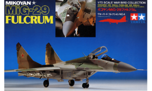 1:72 Scale Tamiya MiG-29 Fulcrum-A Aircraft Model Kit #