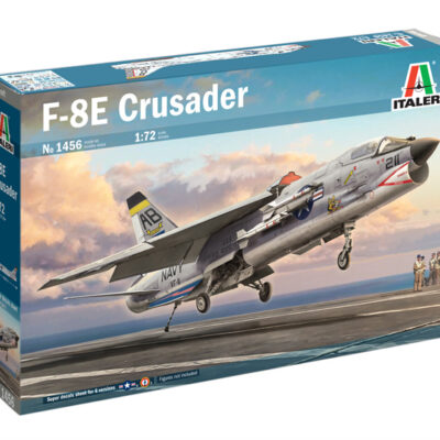 1:72 scale Italeri F-8E Crusader Model Kit