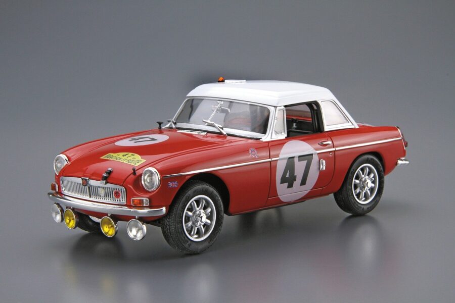 1:24 Scale Aoshima MG MGB Club Rally - Image 2