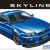 1:24 Scale Fast and Furious 4 Brian O'Conner Bayside Blue R34 Skyline Bundle